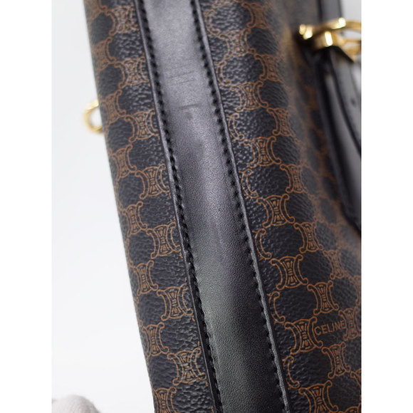 Celine Macadam Pattern Tote Bag Black - Picture 9 of 9